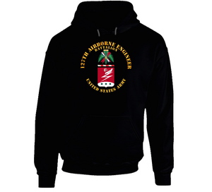 Army - COA - 127th Airborne Engineer Bn V1 Hoodie