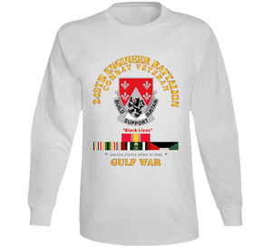 Army - 249th Engineer Battalion - Gulf War w SVC V1 Long Sleeve