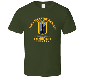 Army - 170th Infantry Bde - Sep - V Corps - Baumholder Germany V1 Classic T Shirt