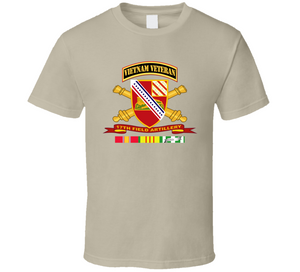 Army - 17th Field Artillery w Br - Ribbon VN SVC Vet Tab V1 Classic T Shirt