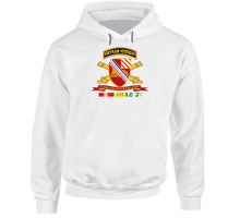 Load image into Gallery viewer, Army - 17th Field Artillery w Br - Ribbon VN SVC Vet Tab V1 Hoodie
