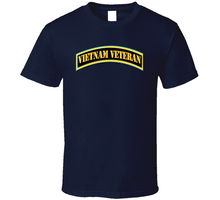 Load image into Gallery viewer, Army - Vietnam Veteran Tab - Gold Classic T Shirt
