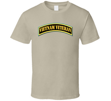 Load image into Gallery viewer, Army - Vietnam Veteran Tab - Gold Classic T Shirt
