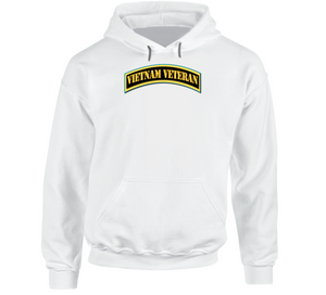 Army - Vietnam Veteran Tab - Gold Hoodie