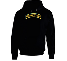 Load image into Gallery viewer, Army - Vietnam Veteran Tab - Gold V1 Hoodie
