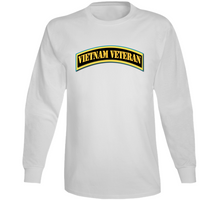 Load image into Gallery viewer, Army - Vietnam Veteran Tab - Gold Long Sleeve
