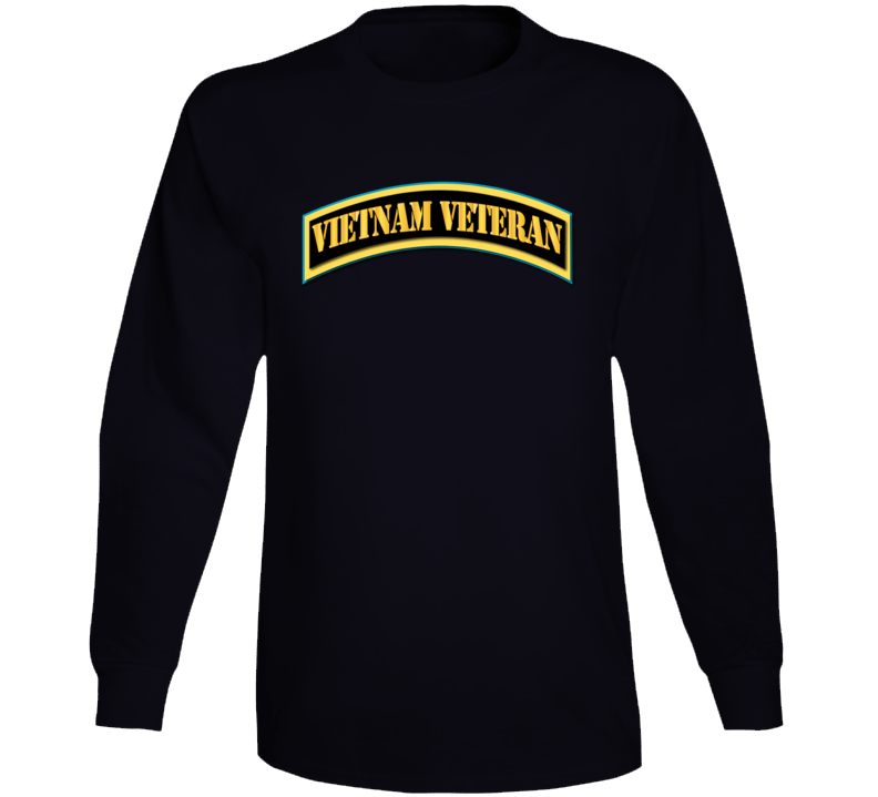 Army - Vietnam Veteran Tab - Gold Long Sleeve