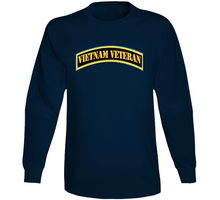 Load image into Gallery viewer, Army - Vietnam Veteran Tab - Gold Long Sleeve
