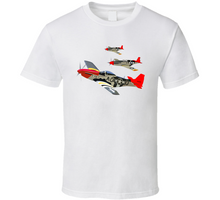 Load image into Gallery viewer, Army - Aac - 332nd Fighter Group - 12th Af - Red Tails Wo Txt V1 Classic T Shirt
