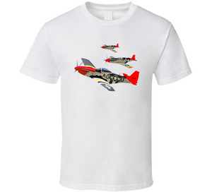 Army - Aac - 332nd Fighter Group - 12th Af - Red Tails Wo Txt Classic T Shirt
