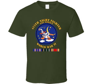 AAC - 415th Night Fighter Squadron - WWII w EU SVC V1 Classic T Shirt