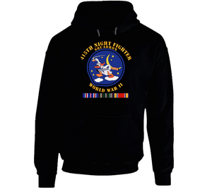 AAC - 415th Night Fighter Squadron - WWII w EU SVC V1 Hoodie