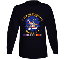 Load image into Gallery viewer, AAC - 415th Night Fighter Squadron - WWII w EU SVC Long Sleeve
