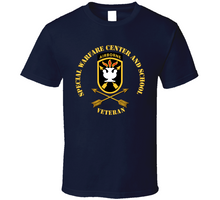 Load image into Gallery viewer, SOF - JFK Special Warfare Center - School SSI w Branch - Veteran wo Backgrnd V1 Classic T Shirt
