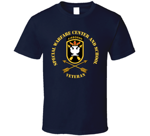 SOF - JFK Special Warfare Center - School SSI w Branch - Veteran wo Backgrnd V1 Classic T Shirt