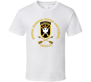 SOF - JFK Special Warfare Center - School SSI w Branch - Veteran wo Backgrnd V1 Classic T Shirt