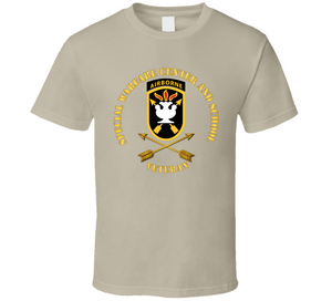 SOF - JFK Special Warfare Center - School SSI w Branch - Veteran wo Backgrnd V1 Classic T Shirt