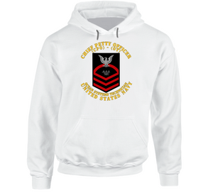 Navy - Rate - Ocean Systems Technician Cpo - Ot - Red - Usn Hoodie