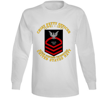 Load image into Gallery viewer, Navy - Rate - Ocean Systems Technician Cpo - Ot - Red - Usn Long Sleeve
