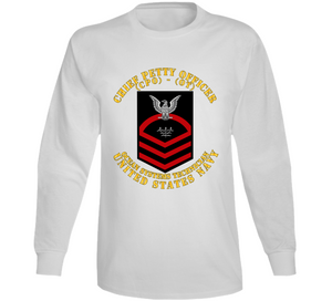 Navy - Rate - Ocean Systems Technician Cpo - Ot - Red - Usn Long Sleeve