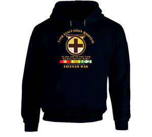 Army - 24th Evacuation Hospital - Get To 24th - W Vietnam Svc Hoodie