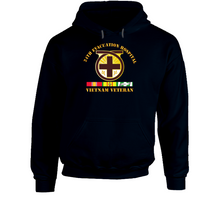 Load image into Gallery viewer, Army - 24th Evacuation Hospital - Vietnam Veteran w  V N SVC V1 Hoodie
