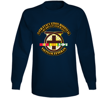Load image into Gallery viewer, Army - 24th Evacuation Hospital W Svc Ribbon Long Sleeve
