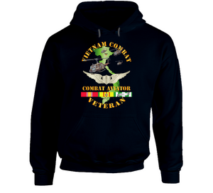 Army - Vietnam Combat Avn Vet Combat Aviator - Air Assault W Svc Hoodie