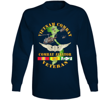 Load image into Gallery viewer, Army - Vietnam Combat AVN Vet  Combat Aviator - Air Assault  w SVC V1 Long Sleeve
