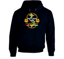 Load image into Gallery viewer, Army - Vietnam Combat AVN Vet w AVN Badges Center - 12th AVN GroupI Mil Region III w SVC (1) Hoodie
