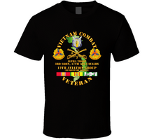 Load image into Gallery viewer, Army - Vietnam Combat AVN Vet w AVN Badges Center - 12th  AVN GroupI Mil Region III w SVC (2) Classic T Shirt
