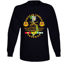 Load image into Gallery viewer, Army - Vietnam Combat AVN Vet w AVN Badges Center - 12th AVN GroupI Mil Region III w SVC (2) Long Sleeve
