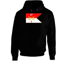 Load image into Gallery viewer, Army - 1st Squadron, 17th Cavalry Guidon (1) Hoodie
