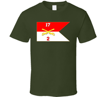 Load image into Gallery viewer, Army - 2nd Squadron, 17th Cavalry Guidon Classic T Shirt
