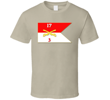 Load image into Gallery viewer, Army - 1st Squadron, 17th Cavalry Guidon (3) Classic T Shirt
