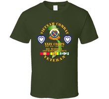 Load image into Gallery viewer, Army - Vietnam Combat Veteran w XXIV Corps V1 Classic T Shirt
