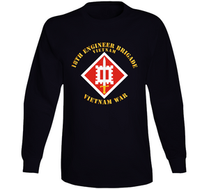 Army - 18th Engineer Brigade Vietnam  - Vietnam War V1 Long Sleeve