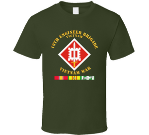 Army - 18th Engineer Brigade Vietnam - Vietnam War w SVC Classic T Shirt