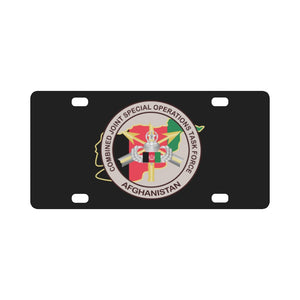 Army - Combined Joint Special Operations Task Force - Afghanista wo Txt Classic License Plate