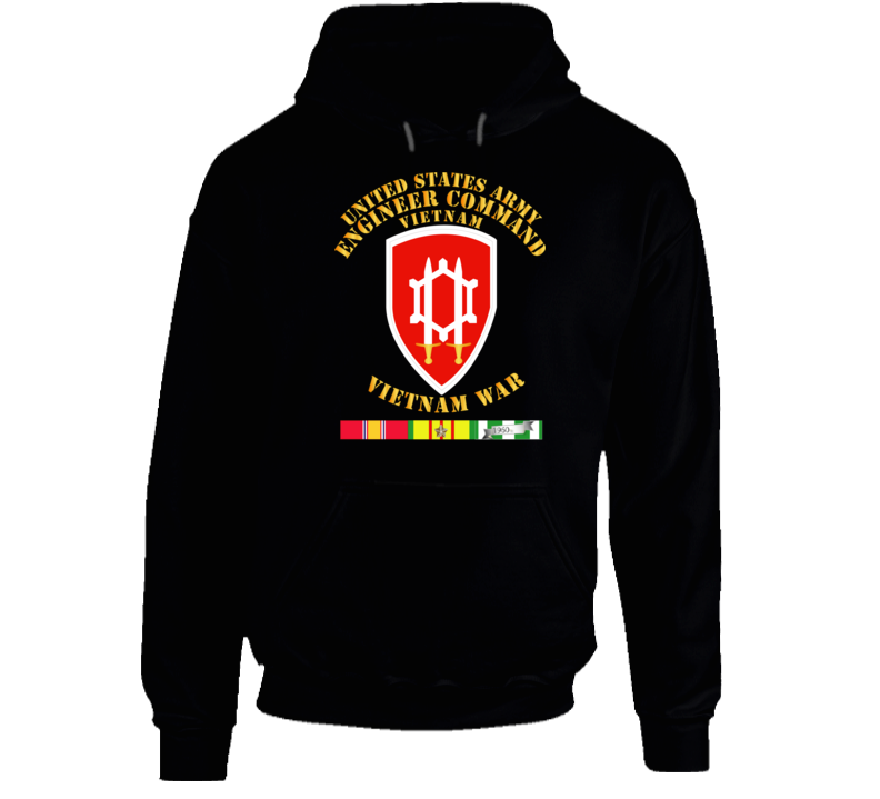 Army - US Army Eng Cmd Vietnam - Vietnam War w SVC Hoodie