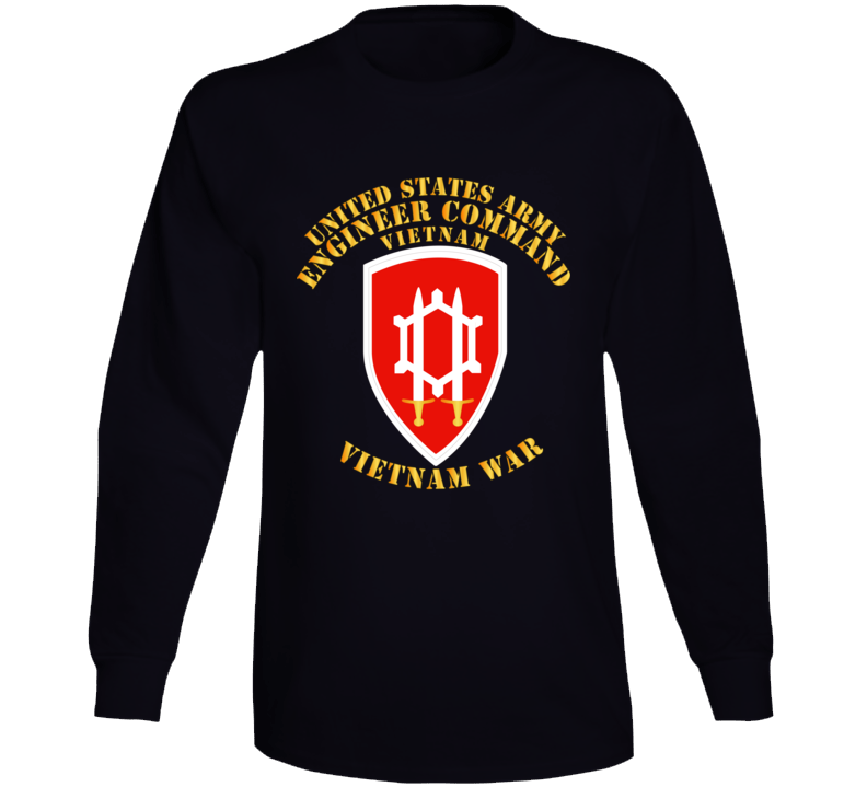 Army - US Army Eng Cmd Vietnam - Vietnam War Long Sleeve