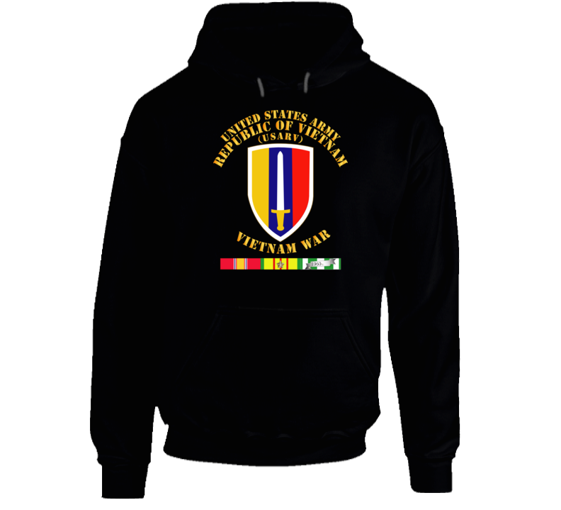 Army - US Army Vietnam - USARV - Vietnam War w SVC Hoodie