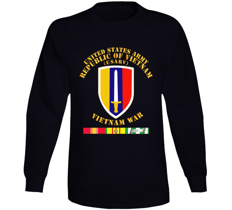 Army - US Army Vietnam - USARV - Vietnam War w SVC Long Sleeve