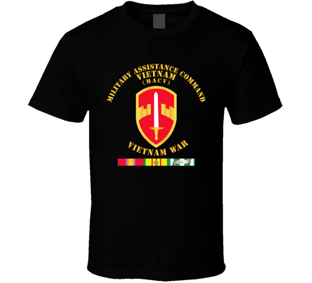 Army - Military Assistance Cmd Vietnam - MACV - Vietnam War w SVC V1 Classic T Shirt