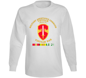 Army - Military Assistance Cmd Vietnam - MACV - Vietnam War w SVC V1 Long Sleeve