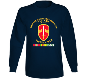 Army - Military Assistance Cmd Vietnam - MACV - Vietnam War w SVC Long Sleeve