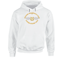 Load image into Gallery viewer, Navy - Rate - Aviation Boatswain&#39;s Mate - Gold Anchor w Txt V1 Hoodie
