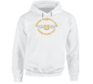 Navy - Rate - Aviation Boatswain's Mate - Gold Anchor w Txt V1 Hoodie