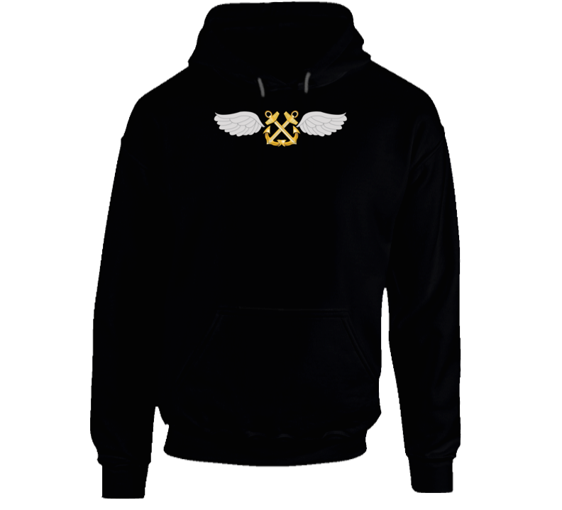 Navy - Rate - Aviation Boatswain's Mate - Gold Anchor wo Txt w DS V1 Hoodie