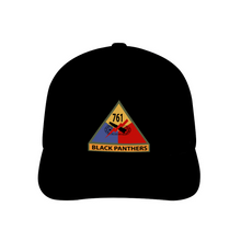 Load image into Gallery viewer,  761st Tank Battalion SSI w Name Tape AOP Unisex Adjustable Curved Bill Baseball Hat
